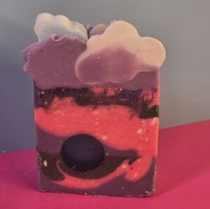 Over The Moon Organic Cold Process Swirl Soap. Handmade All Natur…